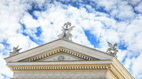 Sky and roof